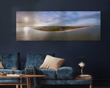 Sil's jetty and Texel lighthouse Sunset