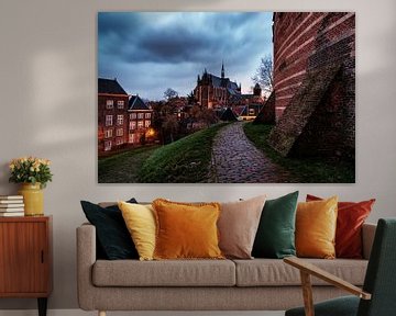 Storm brewing over Leiden von Eric van den Bandt