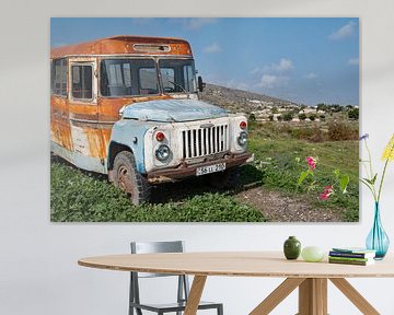 Old bus in Nagorno Karabach (Armenia)