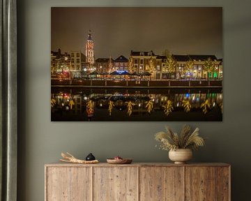 Breda - Hafen bei Nacht von I Love Breda