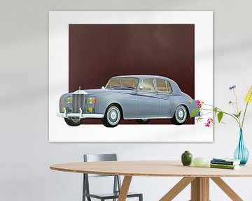 Klassieke auto – Oldtimer Rolls Royce Silver cloud III 1963 van Jan Keteleer