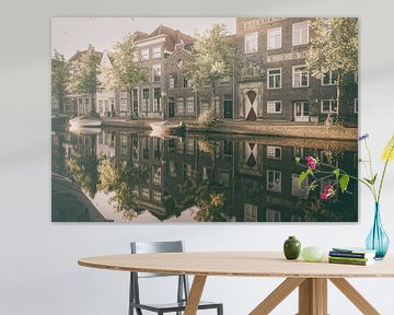 Oude Rijn in Leiden sur Dirk van Egmond