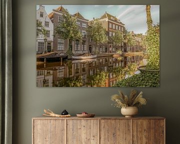 Oude Rijn in Leiden sur Dirk van Egmond