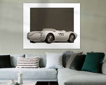 Klassieke auto – Oldtimer Porsche 550 A Spyder 1956 van Jan Keteleer
