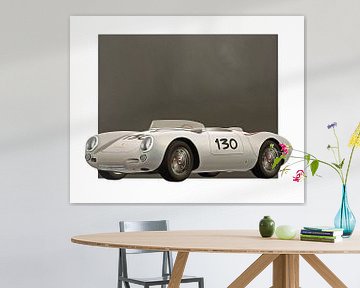 Klassieke auto – Oldtimer Porsche 550 A Spyder 1956 van Jan Keteleer
