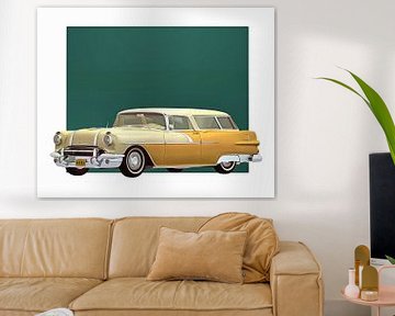 Classic car –  Oldtimer Pontiac Safari Station wagon 1956 by Jan Keteleer