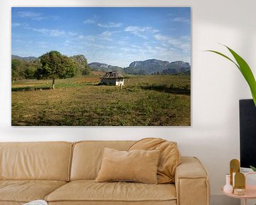 Panorama in Vinales, Cuba van Kees van Dun