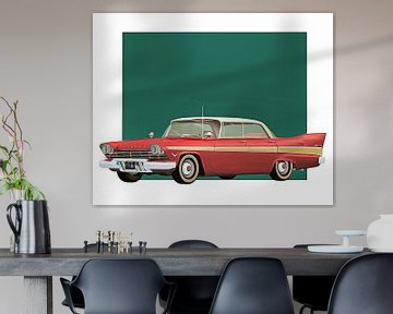 Classic car –  Oldtimer Plymouth Belvedre Sport Sedan 1957 by Jan Keteleer