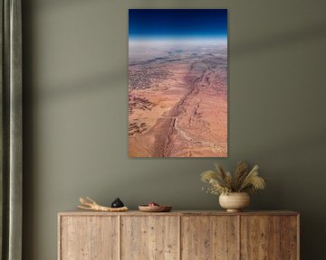 Africa desert from a great height by Inge van den Brande