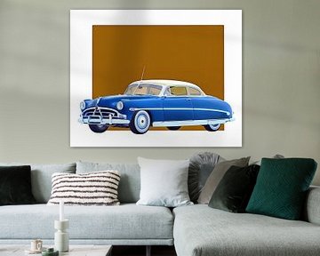 Klassieke auto – Oldtimer Hudson Hornet Coupe 1953 van Jan Keteleer
