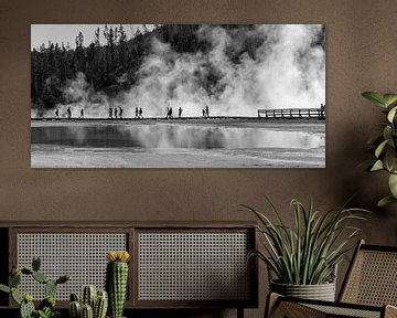 Yellowstone boardwalk van Joris de Bont