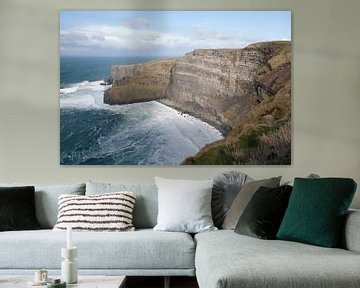 Falaises de moher, irlande sur Kees van Dun