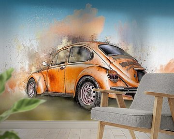Old VW Beetle by Harry Stok