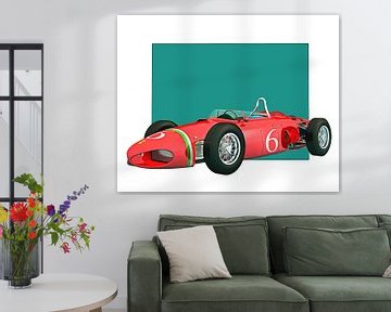 Voiture classique –  Oldtimer Ferrari 156 Shark Nose 1961