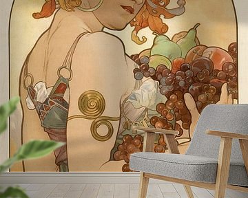 Früchte, Alfons Mucha