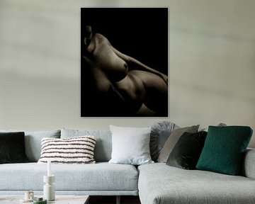 Femme nue - Etude nue de Veerle couchée