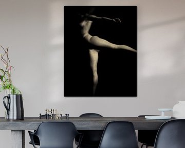 Naked woman - Study of Veerle dancing naked by Jan Keteleer