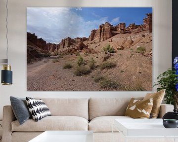 Charyn Canyon in Kazachstan van Lindy van Oirschot