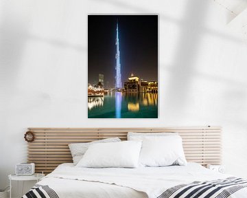Burj Khalifa by Night by Luc Buthker