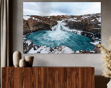 Aldeyjarfoss Iceland by Luc Buthker
