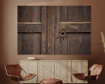 Zweedse houten deur van Margreet Frowijn