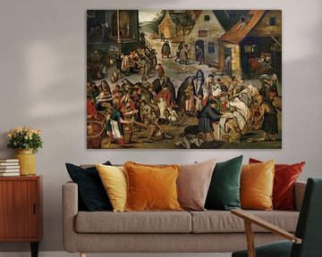 De werken van barmhartigheid, Pieter Brueghel de Jonge