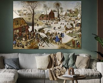 De volkstelling in Betlehem, Pieter Brueghel de Jonge