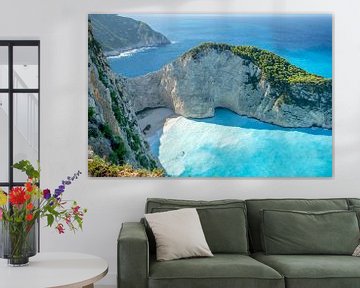 Navagio shipwreck beach Zakynthos by Han Kedde