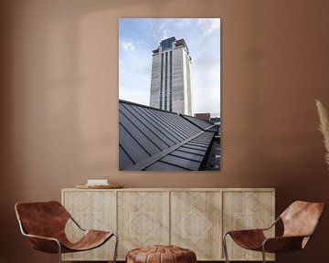 The Book Tower of Ghent by Marcel Derweduwen