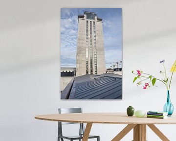 The Book Tower of Ghent by Marcel Derweduwen