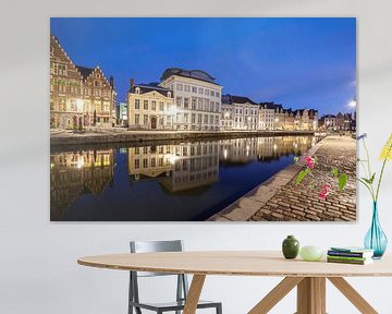 Graslei in Gent von Marcel Derweduwen