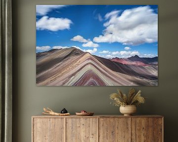 Rainbow mountain by Luc Buthker