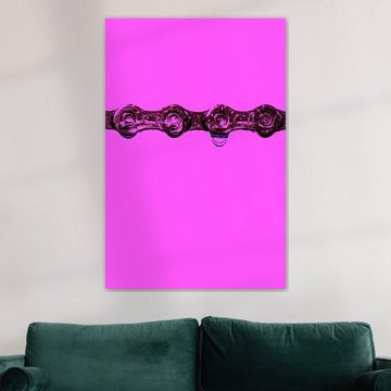 Necklace pink by Leon van Bon