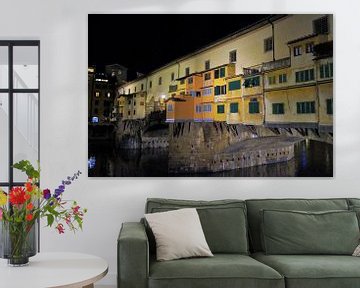 Ponte Vecchio in the city of Florence Italy by Sandra van der Burg