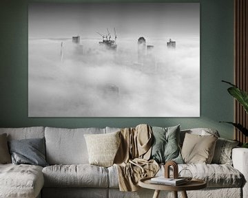 Foggy Monday in Rotterdam by Rob de Voogd / zzapback