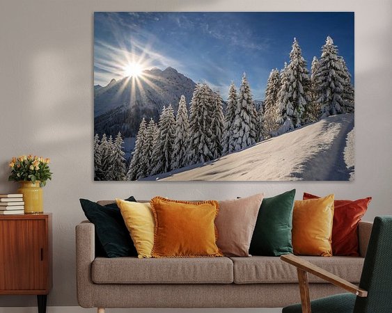 Example of the artwork in a room