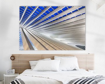 Blauw staal Liege-Guillemins sur Dennis van de Water