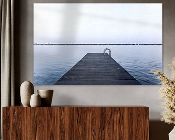 Steiger aan het Sneekermeer van Jo Pixel