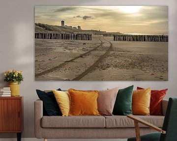 Beach of Vlissingen by Bram Huijzen