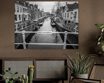 Canal à Haarlem sur Martijn Tilroe