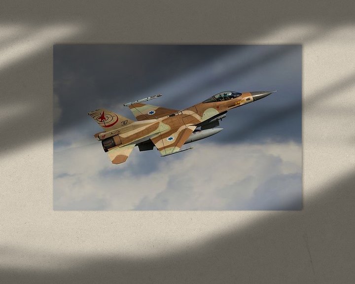 Beispiel: Israelische Luftwaffe F-16 Kampffalke von Dirk Jan de Ridder