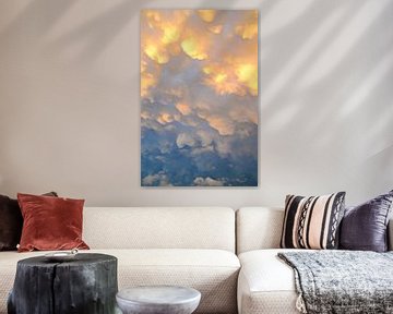 Mammatus clouds after a thunderstorm on a beautiful summer day by Jessica Berendsen