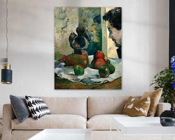 Stillleben mit dem Profil von Charles Laval, Paul Gauguin