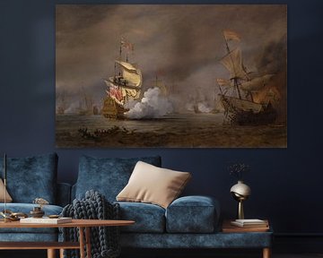 Seeschlacht im Englisch-Niederländischen Krieg, Willem van de Velde der Jüngere