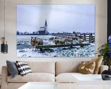 Den Hoorn - Texel - in de winter von Texel360Fotografie Richard Heerschap