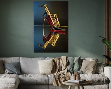de drie S = seks, saxofoon, stoeckelschuhe (hoge hakken) van Norbert Sülzner