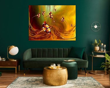 Example of the artwork in a room