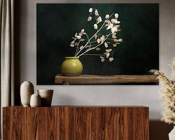 Honesty stillife, inspired by the Dutch masters by Joske Kempink