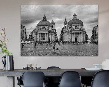 Piazza del Popolo, Rome van Claudia van Vulpen Lenssen