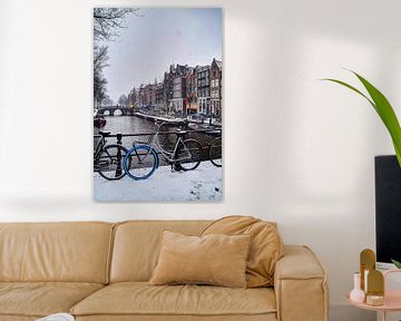 Amsterdam Winter Oudezijds Voorburgwal van Hendrik-Jan Kornelis